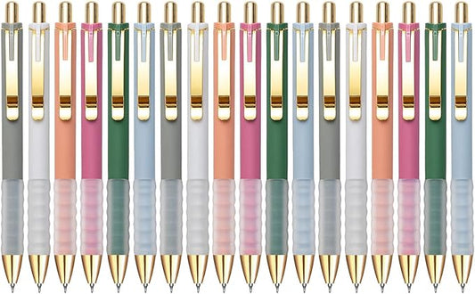 Linbsunne Gel Pens Black Ink Pen 0.5mm fine Point Pens Smooth Writing by Linbsunne
