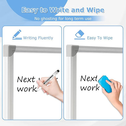 DOLLAR BOSS Large White Board 72 x 40 Inch Foldable Magnetic Whiteboard - Image 3