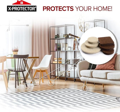 Felt Furniture Pads X-PROTECTOR 133 PCS Premium Furniture Pads - Image 6