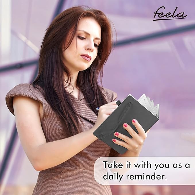 feela 18 Pack Journal Notebook for Work, Business Notebook Bulk Hardcover Lined - Image 6