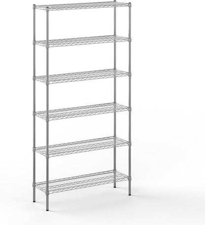 Regal Altair 14" Deep x 42" Wide x 86" Height Wire Shelving Kit | 6-Tier | NSF by Regal+Altair