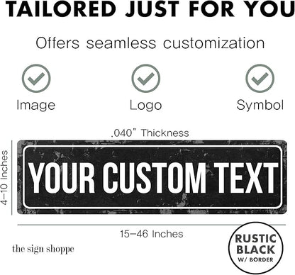Rustic Custom Metal Sign - Image 2