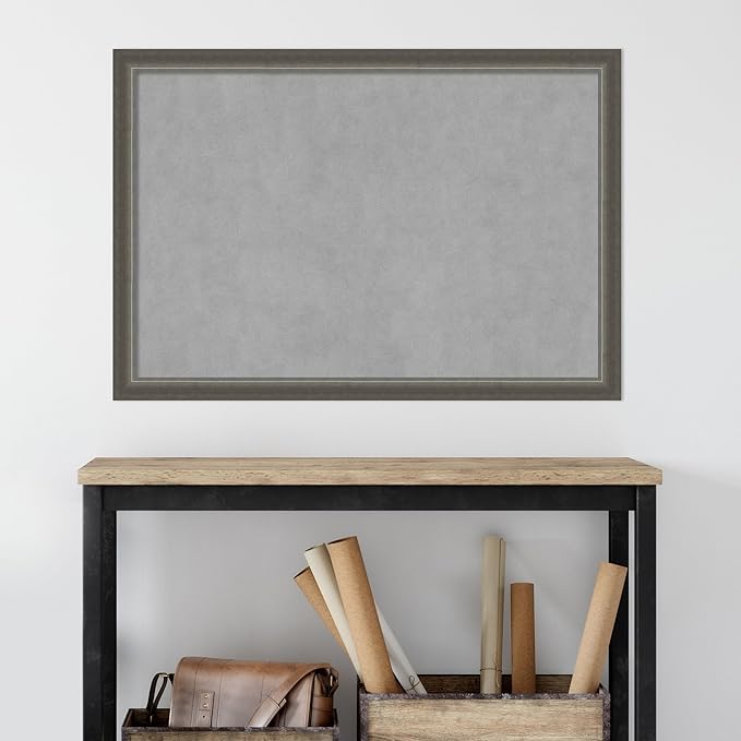 Amanti Art Silver Framed Magnetic Board 27x39 Large Vision Board - Image 5