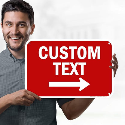 Custom Arrow, Custom Directional Sign, Right Arrow, 12x18 Inches, 55 mil thick - Image 2