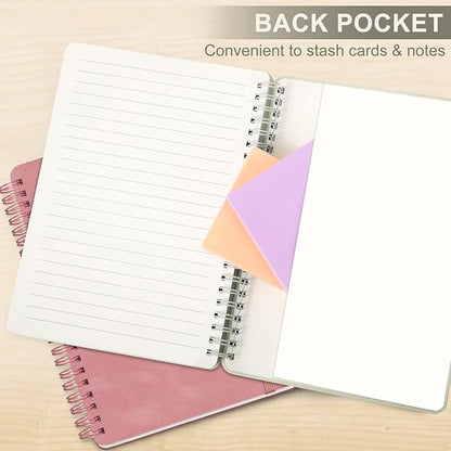 ABERLLS Beige Lined Spiral Journal Notebook - Image 5