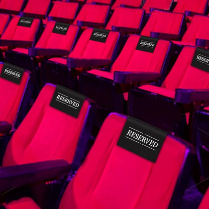 6 Pcs Reserved Seating Signs Reserved Chair Sign Printed Placeholder - Image 5