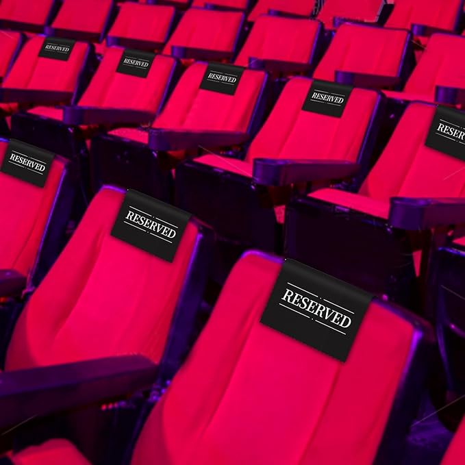 24 Pcs Reserved Seating Signs Reserved Chair Sign Printed Placeholder - Image 5