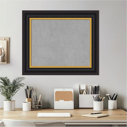 Amanti Art Black Framed Magnetic Board 22x26 Small Vision Board - Image 7