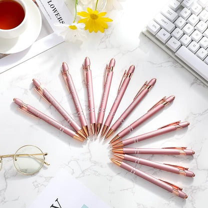 Zonon 12 Pcs Inspirational Pens Bulk Funny Ballpoint Pen - Image 4