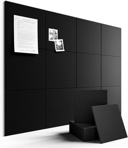 Fluxynara Large Felt Bulletin Board Large 48" x 36" Cork Board Alternative-12 by FLUXYNARA