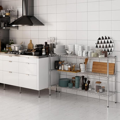 Regal Altair 14" Deep x 54" Wide x 34" Height Wire Shelving Kit | 3-Tier | NSF - Image 6
