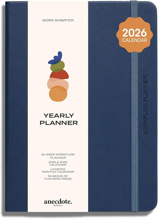 Anecdote 2026 Planner: 52 Week Daily Planner, Monthly & Weekly Workflow by Anecdote