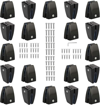 KSWLOR 20 PCS Office Desk Partition Support Bracket, Desk Divider Clamp by KSWLOR