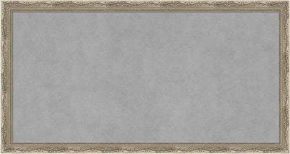 Amanti Art Silver Framed Magnetic Board 14x26 Small Vision Board by AmantiArt