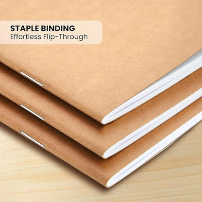 Small Lined Notebooks Bulk – Kraft Paper Cover, 48 Pack 4.25 x 5.5 in Mini - Image 5