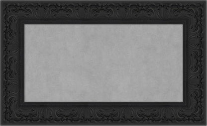 Amanti Art Black Framed Magnetic Board 19x31 Small Vision Board by AmantiArt