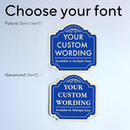 Custom Decorative Outdoor Metal Sign - Image 9