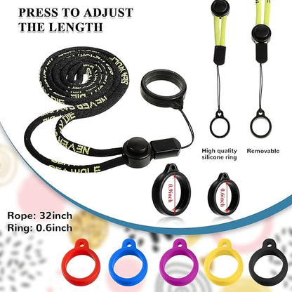 Chinco 16 Pcs Anti Lost Lanyard Set Include 2 Necklace Lanyards Safety Neck - Image 2