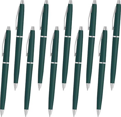 DISCOUNT PROMOS Langham Ballpoint Pens Set of 10, Bulk Pack by DISCOUNTPROMOS