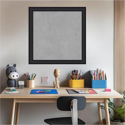 Amanti Art Black Framed Magnetic Board 23x23 Medium Vision Board - Image 5