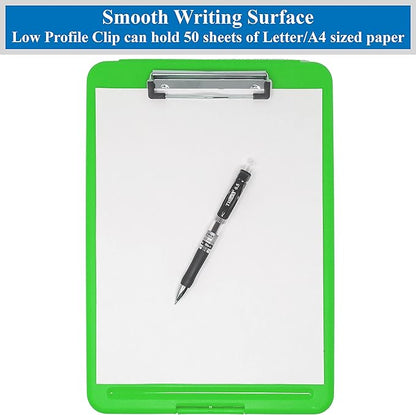 Think2Master Green Plastic Storage Clipboard. | 25% Heavier & Sturdier| Heavy - Image 4