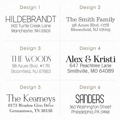 Address Stamp - Custom Stamps for Mailing I Create Personalized Name and Return - Image 2