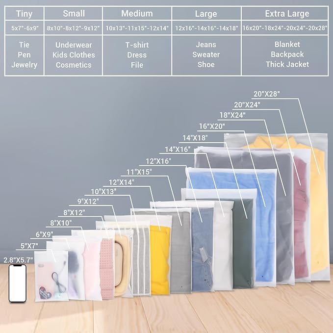 Svaldo Swimsuit Bags Storage, Frosted Zipper Bags - Image 2