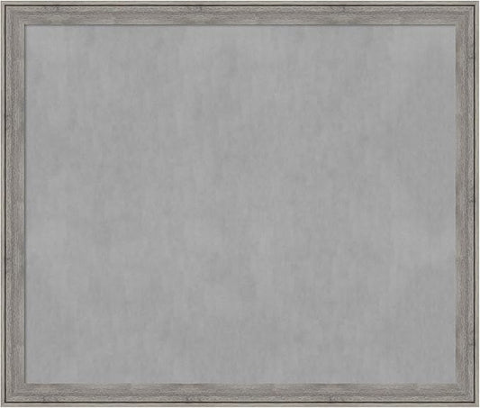 Amanti Art Grey Framed Magnetic Board 45x53 Oversize Vision Board by AmantiArt