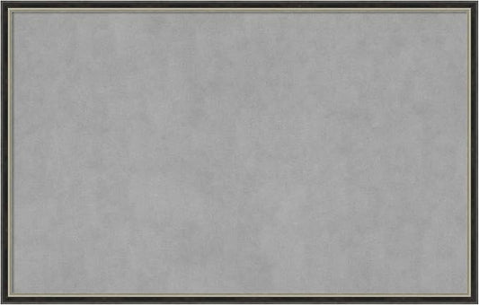 Amanti Art Black Framed Magnetic Board 21x33 Large Vision Board by AmantiArt