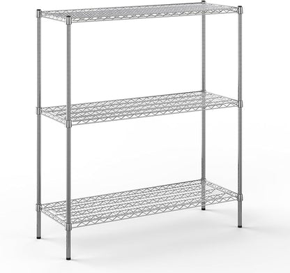 Regal Altair 18" Deep x 48" Wide x 54" Height Wire Shelving Kit | 3-Tier | NSF by Regal+Altair