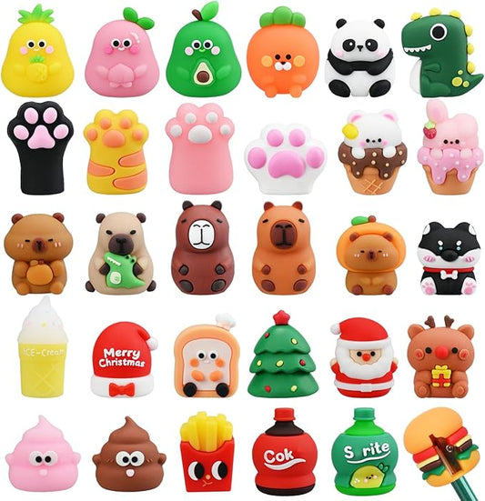 30 PCS Cute Pencil Sharpeners for Kids, Cartoon Pencil Sharpener Manual by Unknown