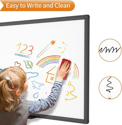 VIZ-PRO Magnetic Dry Erase White Board, 60 X 40 Inches - Image 5