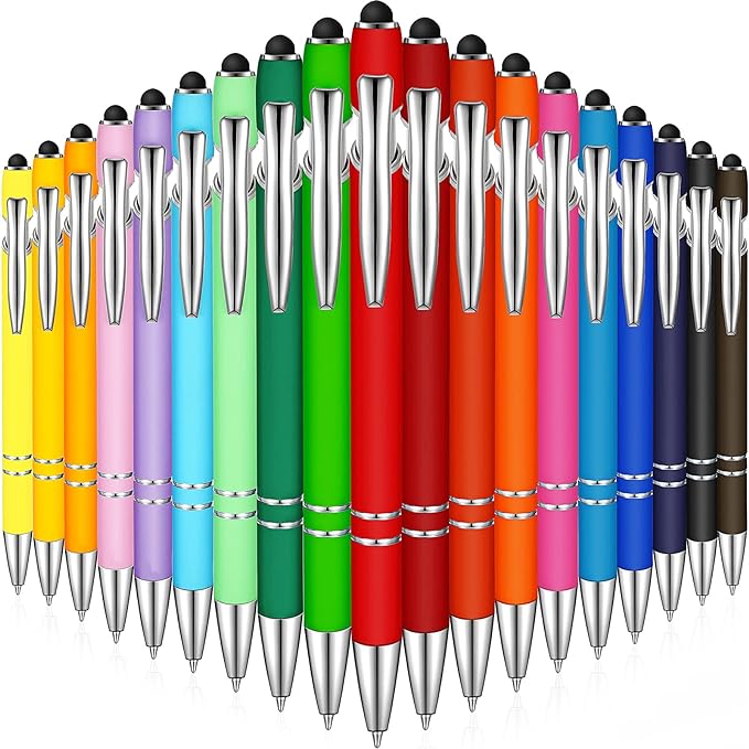 Zonon 38 Pieces Rubberized Ballpoint Pen by Zonon