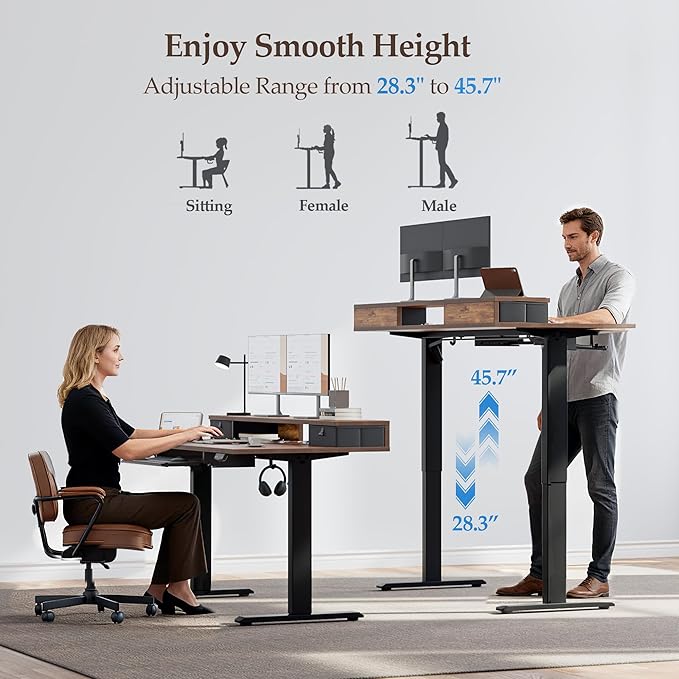 Klicelor 63 Inch Electric Standing Desk - Image 6