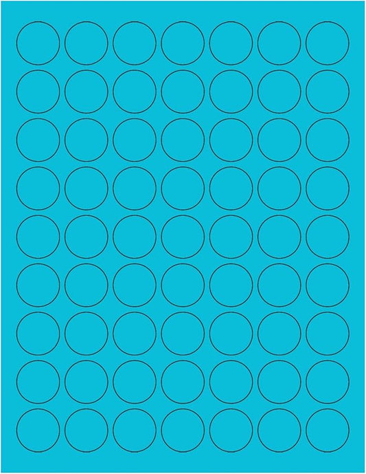 NextDayLabels - 8-1/2 x 11 Neon Color High Light Fluorescent Labels by NextDayLabels