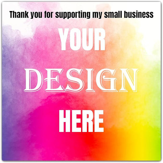 100-500 Custom Stickers Personalized Labels, Customized Stickers by LAUKIYE