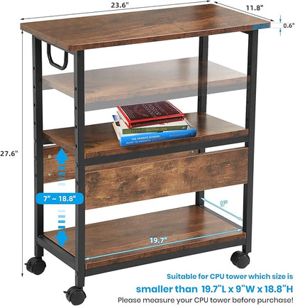 TooCust Computer Tower Stand, Computer & Machine Carts, Computers Towers Floor - Image 2