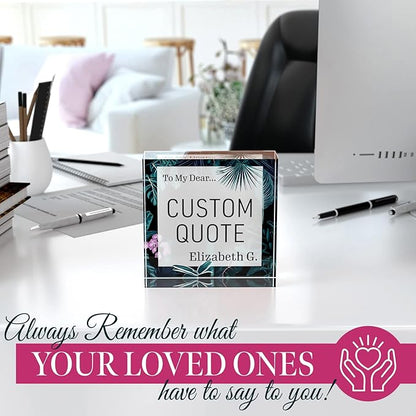 Custom Acrylic Sign Personalized, Custom Desk Name Plate, 18 Styles, - Image 5