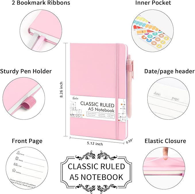 feela 24 Pack Journal Notebook Bulk - Image 2
