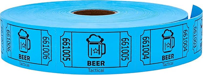 Tacticai 1000 Raffle Tickets, Single Roll, Ticket by Tacticai