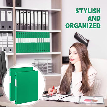 Henoyso 36 Pcs 3 Ring Binder 0.5 Inch Round Fits Letter Size 8.5'' x 11'' Paper - Image 6