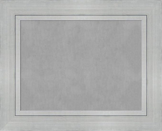 Amanti Art Silver Framed Magnetic Board 25x31 Medium Vision Board by AmantiArt