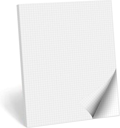 321Done Double Sided Graph Paper Notepad, 0.20 Grid, Made in the USA, Quad by 321Done