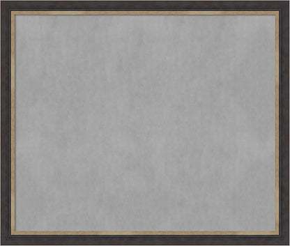 Amanti Art Black Framed Magnetic Board 45x53 Oversize Vision Board by AmantiArt