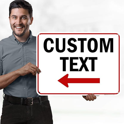 Custom Arrow, Custom Directional Sign, Left Arrow, 18x24 Inches, 55 mil thick - Image 2