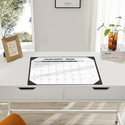 Desk Calendar 2026-2027 with Desk Mat – 22" x 17" Large Desk Pad Calendar Runs - Image 3