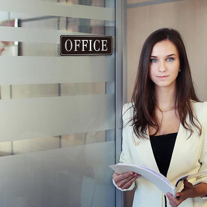 The Office Door Sign for Home and Business，Self-Adhesive Waterproof and - Image 5