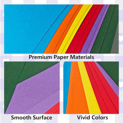 15 Sheets Red Cardstock 12"x12", 250gsm/90lb Heavyweight Cardstock Paper - Image 4