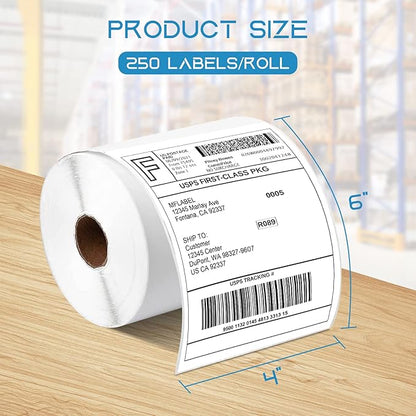 MFLABEL 4x6 Direct Thermal Shipping Labels - Image 2