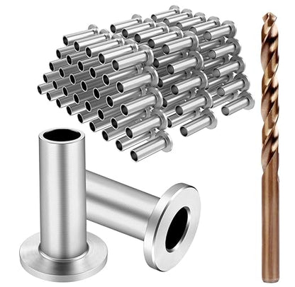 BLIKA 120 Pack Stainless Steel Protector Sleeves by BLIKA